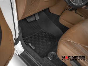 Jeep Wrangler JK Floor Liners - FlexFit - Front + Rear - Unlimited / 4-Door Jeep Wrangler JK Floor Liners - FlexFit - Front + Rear - Unlimited / 4-Door